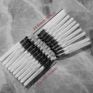 TEMU 20개 세트 나일론 브러시, 물 보관 펜 세트, 2가지 모양 및 크기 S, 총 길이 155mm, 오일, 아크릴, 수채화 그림에 적합 - DIY 아트 프로젝트, 학교로 돌아가기, 크리스마스, 할로윈, 추수감사절 공예 용품, 흰색 및 투명, PP 소재|아크릴물감