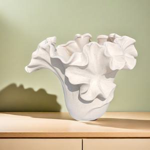 TEMU 아일랜드 색상이 있는 손수 제작된 세라믹 화분 - 대형 꽃무늬 디자인, 가정 장식 및 특별한 날(크리스마스, 할로윈, 추수감사절, 데이, 한카, 장식 화분)과 함께 이상적