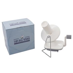 TEMU 1개 손잡이 실 감기기, 휴대용 수동 플라스틱 뜨개질 기계, 전기나 배터리 필요 없음, 흰색, 실 볼 감기기