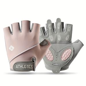 TEMU 1 쌍의 남녀공용 운동용 반가락 손수건 - 두꺼운 액체 실리콘 통기성 오픈 핸드 디자인, 청색 액센트, 조절 가능한 클로저, 체육관, 사이클링, 러닝용 - 혼합 색상, 체육관 손수건, 스포츠 , 세련된 스포츠 룩, 내구성 있는 스포츠 의류