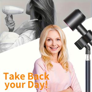 TEMU 헤어 드라이어 바닥 스탠드 - 튼튼한 헤비듀티 설계, 21-82.67인치 높이 조절 가능, 각도 조절 - 반려동물 주인 및 미용사에게 완벽, 크리스마스 또는 기타 휴일에 이상적인 조절 가능한 헤어 드라이어 바닥 스탠드