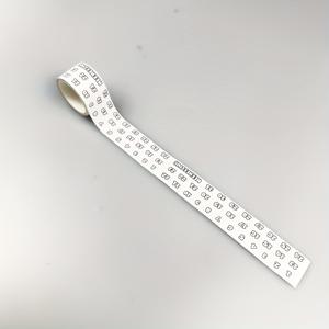 TEMU 3미터 다이컷 숫자 테이프 3미터 롤 다이컷 숫자 & 월 테이프 - 저널 및 사무용품용 장식용 접착 스티커, 방수 기능 없음