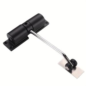 TEMU 은색 막대 자동 안전 스프링 도어 클로저, 자동 닫힘 조절 가능한 도어 힌지, 슬로우 클로징 비슬램 홈 안전 도어, 자동 닫힘 및 스위칭 힌지 도어|도어클로저