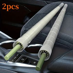 TEMU 2개 투명 플라스틱 우산 커버 - 방수, 휴대용 및 내구성, 실내 및 실외 사용에 이상적, 야외 장비 | 투명 우산 커버 | 내구성 있는 플라스틱