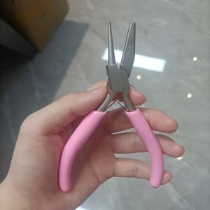 TEMU 1개, 모양 조정 플라이어, 반원형 노치 플라이어, 미니 정밀 플라이어, 와이어 굽힘 도구 플라이어, 주얼리 제작용 플라이어, 수동 와이어 감기 도구