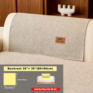 TEMU 1pc 인조 면 MD 단색 인조 면 라벨 소파 쿠션, 유럽과 미국에서 인기가 많은 현대적인 섹션얼 소파 커버, 애완동물 친화적인 소파 프로텍터, 미끄럼 방지 파티클이 포함된 다용도 소파 가구 커버, 거실, 침실, 사무실에 적합합니다.|쇼파커버|쇼파쿠션|쿠션커버