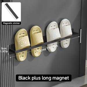 TEMU 1개/2개 세트 자성 접이식 신발 선반, 탄소강, 무설치 설치, 거실 벽걸이 신발 정리함|거실장|신발정리대