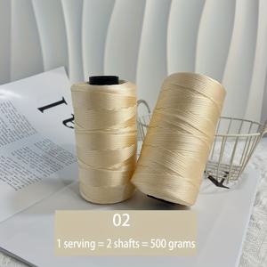 TEMU 손으로 뜨는 가방, 모자, 쿠션, 슬리퍼 및 기타 니트 공예에 적합한 대형 무게 500g 평면 아이스 슬라이키 파이버 원사