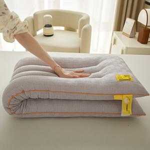 TEMU 1pc 하이오알러지 와플 위브 바디 베개, 부드러운 폴리에스터 100% 충전, 경량 목 지원 쿠션, 측면 및 등 수면용, 기계 세척 가능, 400-450gsm, 가정, 여행 및 호텔 사용에 이상적