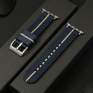 TEMU Apple Watch용 나일론 스트랩 10 6 5 4 3 울트라 SE 2 1, 캐주얼하고 내구성 있는 시계줄 38 40 41 42 44 45 46 49mm