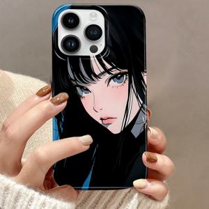 TEMU 창의적이고 사랑스러운 만화 패턴 소재 폰 케이스, 아이폰 16/15/14/13/12/11/7/8/PLUS/PRO/PROMAX/MINI/XMAX XR X/XS/se 2/se3 모두 호환 가능, 밝고 현실적인 패턴 포함