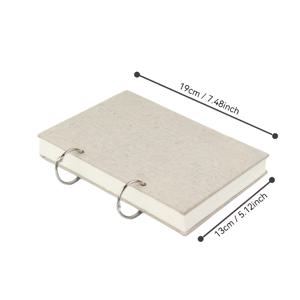 TEMU 1팩 프로페셔널 스파이럴 스케치북 - 160gsm 두꺼운 종이, 7.5