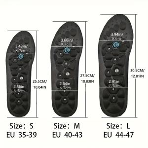 TEMU 통기성 있는 편안한 마사지 인솔 - 충격 흡수 EVA 소재, 모든 발 유형에 적합한 육각형 및 둥근 마사지 포인트, 운동 및 일상 사용을 위한 땀 흡수 패드, 남성과 여성 스포츠 신발에 이상적, 통기성 있는 구조