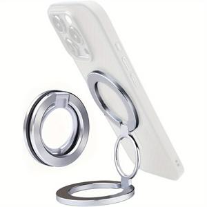 TEMU 휴대폰 링 스탠드 데스크 홀더, 이중면 자석 휴대폰 링 그립 홀더 킥스탠드, 휴대폰용 이중 자석 휴대폰 링 그립 데스크 스탠드, 체육관 사무실용