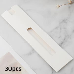 TEMU 30개 레트로 스타일 직사각형 카드스톡 펜 선물 상자 - 내구성 있는 크래프트 종이 재질, 일상 사무실 및 학생용 서류, 선물 포장에 이상적, 펜용 선물 상자