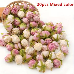 TEMU 20pcs 혼합 색상 인공 장미, 4cm - DIY 꽃 화환, 사진 앨범, 파티 장식, 가정 장식에 이상적 - 결혼식과 축제, 파티 장식 장미 | 혼합 색상 장미 | 인공 꽃, 꽃 장식