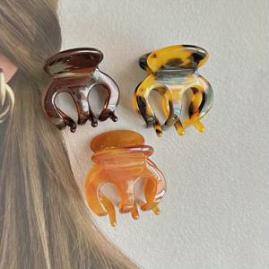 TEMU 여성용 일상 사용을 위한 3개입 슈퍼 페어리 아세트 헤어핀 뱅스 클립 하이 포니테일 안티-콜래프 커브드 티스 스몰 하프헤어 그랩버 헤드웨어