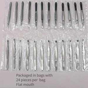 TEMU 24개 스테인레스 스틸 tweezers, 눈썹 tweezers, 수염 및 콧수염 정밀한 머리 제거 도구, 무향 베벨/플랫 헤드 눈썹 형성, 얼굴 털 제거기