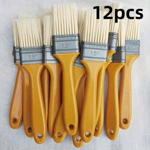 TEMU 12개 다용도 아크릴, 오일, 구아쉬, 벽화, 소프트 페인팅, 휴대폰, 태블릿, 키보드, 전자 PCB 청소 및 수리용 부드러운 브러시 - 표면에 부드럽고 섬세한 디자인