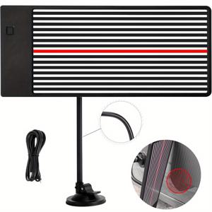 TEMU LED 덴트 반사판, 자동차 덴트 제거 도구, 덴트 반사선 보드, 덴트 수리 보드, 무도장 덴트 수리 제거 도구 PDR 라이트 덴트 점검 반사선 보드