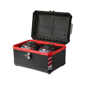 TEMU 1pc 68L/18 갤런 내구성 있는 PP 수하물, 알루미늄 잠금 핑거, 반사 스트립, 하단 보드 및 조절 가능한 스트랩 - 자전거, 캠핑, 야외 모험, 수하물, 자전거, 모험 여행 장비, 안전한 폐쇄 시스템, 튼튼한 외형, 견고한 구조