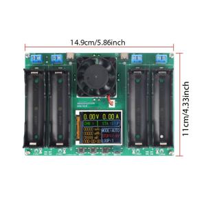TEMU 1개 배터리 테스터 LCD 디스플레이 범용 18650 내부 저항 측정기 충전기 4채널 분석기