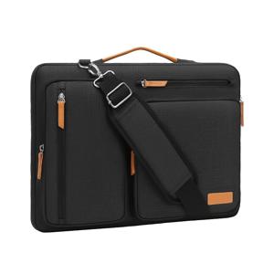 TEMU 조절 가능한 어깨끈이 있는 전문 노트북 가방 - 가벼운 지퍼 노트북 케이스, 다용도 수납공간 및 지퍼 포켓 - 사무실, 여행, 출퇴근용 내구성 폴리에스터 - 남녀공용 블랙 컴퓨터 백팩, 노트북 캐리 케이스, 출퇴근 액세서리, 세련된 디자인, 안전한 지퍼 클로저, 여성용 노트북 가방, 노트북 슬리브, 여성용 노트북 커버, 노트북 액세서리