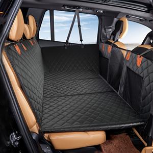 TEMU 핏 카 강아지 시트 쿠션 - 하드 베이스 & 메쉬 등받이 지원, 헤비듀티 펫 카 시트, 넓은 오픈탑 디자인, 스크래치 방지 및 쉽게 세척 가능한 원단, 대형견, SUV, 미니밴용 - 뒷좌석 여행에 편안하고 안전한 내구성 있는 원단 구조, 인체공학적 지원, 자동차, SUV 호환 - 장거리 여행에 이상적