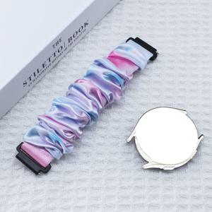 TEMU 20mm 별빛 하늘 컬러 스타일 헤어 타이 워치 스트랩, 소프트 탄성 교체 워치 밴드, 7 6 5 4 FE 밴드 40mm 44mm/삼성 6 클래식 47mm 43mm/워치 5 프로 45mm/4 클래식 46mm 42mm, 화웨이 워치 GT2/3 42mm