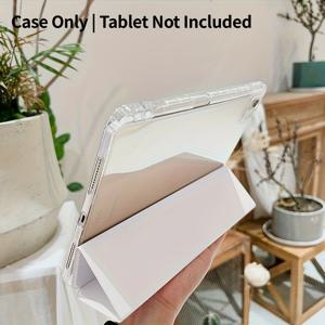 TEMU 아이패드 9, 아이패드 프로 11 (삼단 접이식, 낙하 방지), 에어 6, 에어 5, 미니 5/6 (펜슬 슬롯 포함) 태블릿 PC용 보호 케이스|태블릿PC