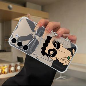 TEMU 편리하고 방수 기능이 있는 카드 홀더 투명 모바일 폰 케이스, 갤럭시 A32 A33 A42 A51 A52 A53 A71 A72 A73 S20 FE S21 플러스 S22 프로 S23+ S24울트라 4G 5G A12 A13 A14 A22 A23 A24에 적합 신선하고 고급 패턴의 섬세한 내구성과 다용도 디자인 사진 보관 및 카드 삽입 가능