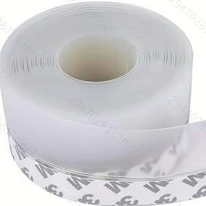 TEMU 50cm 자가 접착식 문창틀 - 플라스틱, 방수형 이음새 차단제로 소음·바람·먼지·벌레·온도 변화를 막아주는 가정용 & 아파트용 사계절에 적합한 선물
