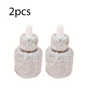 TEMU 1pc 30ml 화이트 드리퍼 병 - 고급 면상 유리 에센셜 오일 및 용기, 반짝이는 캡, 고급 미용 제품에 이상적, 고급 미용 용기 | 우아한 미학 | 유리 구조, 에센셜 오일 디퓨저