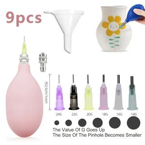 TEMU 9피스 아트 크래프트 세라믹 클레이 애플리케이션 키트, 충전 필요 없는 내구성 강한 금속 도구, 다양한 프로젝트용 세라믹 공예 도구