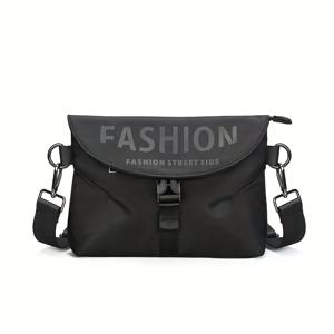 TEMU 남성용 스타일리시 블랙 크로스바디 백 