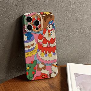 TEMU 아이폰 16/15/14/13/12/7/8/6, 플러스/프로/프로 맥스, X/XS/XR/XS 맥스 호환 레트로 필름 스타일 디자인의 귀여운 만화 폰 케이스 - 렌즈 보호용 베젤 포함, 생생한 프린트|아이폰케이스