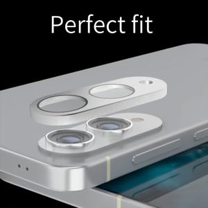 TEMU 삼성 S25Edge 카메라 보호대에 적합, 후면 렌즈 필름 금속 통합 스크래치 및 내마모성 보호 스티커