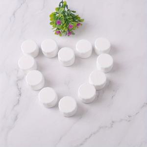 TEMU 네일 폴리시 연장용, 페이셜 마스크 및 크림을 위한 12팩 3G/0.1oz 누수 방지 화장품 병 - 핑크 & 화이트 스크류 탑 병 내부 라이너 포함, 여행 및 DIY 포장에 완벽함