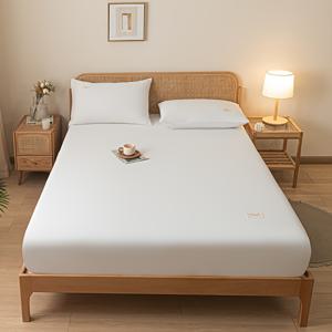TEMU 침대 커버, 시트, 부드럽고 통기성 좋은 단색 매트리스 커버 (깊은 포켓), 침실, 게스트룸, 기숙사, 호텔에 적합, 세탁기 사용 가능한 폴리에스터 섬유, 통기성 안감, 무지 디자인, 기숙사 필수품 | 모던|이불|매트리스커버