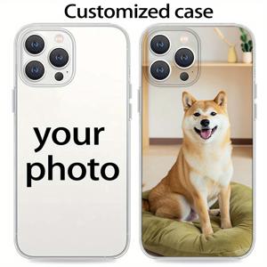 TEMU DIY 휴대폰 케이스, TPU 방수 맞춤 디자인 - 애플 16 15 14 11 7 8 플러스 XS XS 맥스용, 부드러운 정밀 구멍 낙하 보호 선물 아이디어, 휴일 선물,일상 사용 사례,스타일리시한 보호,내구성 있는 커버,유연한 소재,아이폰 사용자,기술 애호가