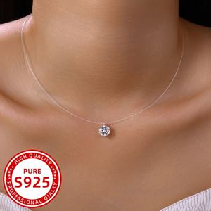 TEMU 1개 여성용 우아한 인어 눈물 드롭 목걸이 - 925 실버 합성 지르코니아, 1g, 인어 주얼리, 연회 액세서리, 세련된 스타일, 정교한 장인 정신, 연회 주얼리 | 우아한 목걸이 | 합성 지르코니아 주얼리, 모이사나이트 목걸이, 롱목걸이, 악세사리 여성, 긴목걸이, 비즈 목걸이, 금목걸이 여성|은목걸이