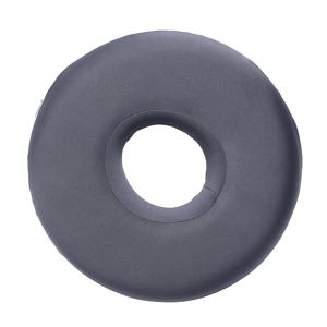 TEMU 1pc Earsafe Donut 베개 - 부드럽고, 원형 구멍이 있는 검은색, 성인용 측면 수면 지원 쿠션, 사무실 및 가정용으로 이상적, 모든 계절의 편안함, 측면 수면 지원|도넛 모양의 베개|지퍼 커버