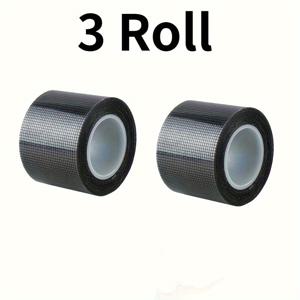 TEMU 3 롤의 강력한 접착제 섬유 강판 수리 테이프 - 방수 모기 넷 및 직물 패치, 쉬운 사용, 창문 스크린 수리, 창문 스크린 수리| 쉬운 적용 테이프| 내구성 있는 메시 테이프