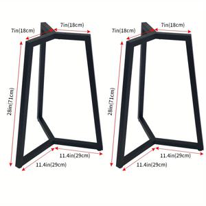 TEMU 원형 테이블 다리, 커피 테이블 다리, 금속 철제 테이블 발, 식탁용 가구 다리, DIY 가구 다리, 의자 다리, 삼각형 가구 다리