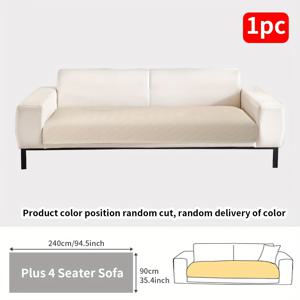 TEMU 1개 여름용 아이스 실키 섬유 소파 쿠션, 단색 쿨링 빈백 소파 시트 패드, 미끄럼 방지 소파 커버, 쿨링 소파 패드, 다양한 소파에 맞는 다양한 색상 및 사이즈, 세탁 가능|쇼파쿠션|쇼파침대|3인용쇼파