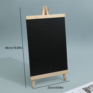 TEMU 접이식 칠판/이젤 쓰기 보드 - 분필 표면이 있는 접이식 칠판, 홈 오피스용 스탠딩 데스크 정리대, 메모, 및 게시판용 쓰기 가능한 디스플레이 보드 - 현대적인 스탠딩 디자인
