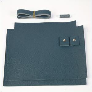 TEMU 1세트 수제 PU 가죽 토트백 만들기 키트 - 공예 도구 및 재료 포함, DIY 재봉 키트, 선물, 토트백, 지갑, 휴대폰 케이스 제작용 (초보자 친화적)