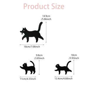 TEMU 3개 세트 재미있는 고양이 문 장식, 스위치 , 코너 트림, 벽 스티커, 홈 데코, 부엌 프레임 오너먼트, 부활절, 할로윈, 크리스마스, 추수감사절, 어머니날, 독립기념일, 일상적인 휴일 선물용