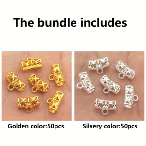 TEMU 50개/100개 공기 바렐 커넥터 합금 세 바렐 비즈 스페이서 꽃 패턴 튜브 펜던트 아름다운 질감으로 목걸이, 팔찌 액세서리 수제 공예 공기 트리플 바렐 팔찌 커넥터, 비즈, 팔찌 재료 패키지, 다공성 연결 펜던트 축제 보석 수제 팔찌, 목걸이, 귀걸이 보석 수제 공예 액세서리 DIY 보석 보석 수제 액세서리