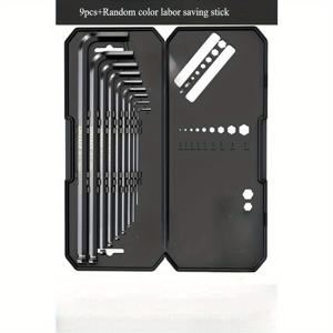 TEMU 10개 헥스 키 세트 - 앨런 렌치 세트, SAE 및 메트릭 앨런 키 MM(1.5mm-10mm) SAE(0.028